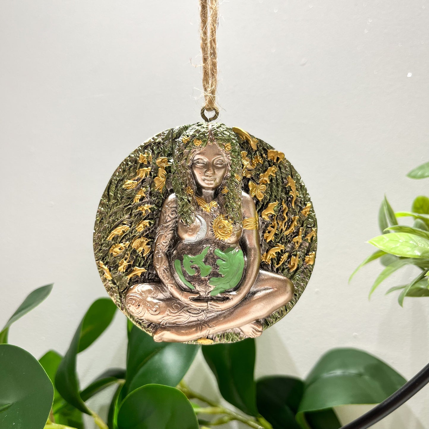 Mother Earth Resin Hanging