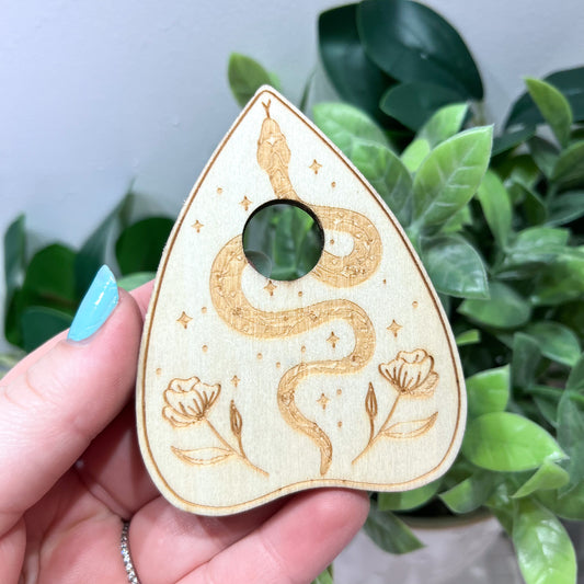 Wooden Snake Planchette Sphere Stand