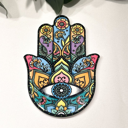 Hamsa Hand Coaster #1