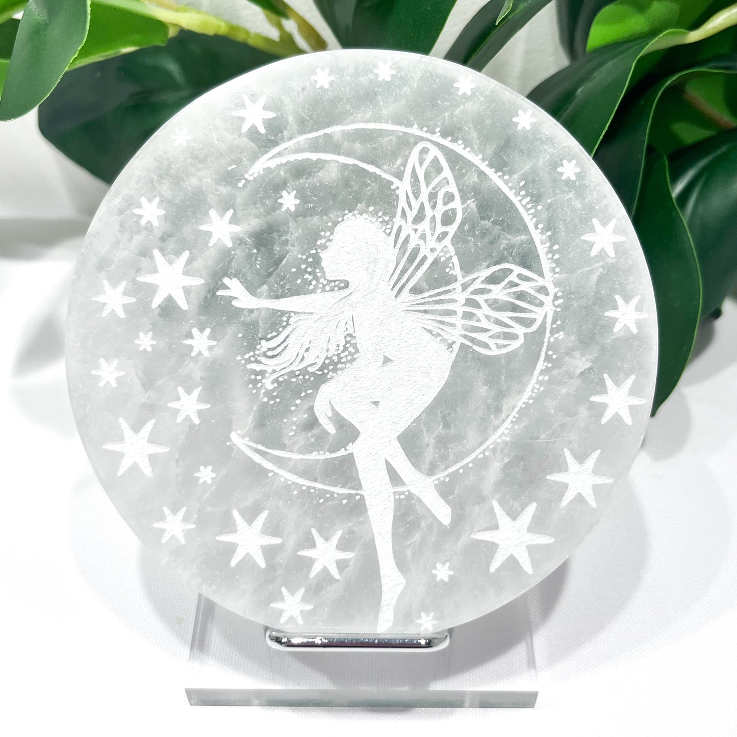 Selenite Fairy Charging Plate