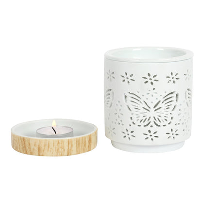 Ceramic Butterfly Oil Burner