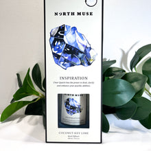 Load image into Gallery viewer, INSPIRATION | Coconut Key Lime Reed Diffuser with Clear Quartz
