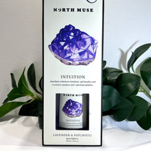 Load image into Gallery viewer, INTUITION | Lavender + Patchouli Reed Diffuser with Amethyst
