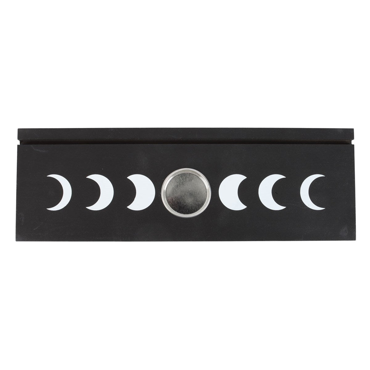 Black Moon Phase Tarot/Oracle Card Stand with Tealight Holder