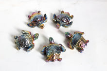 Load image into Gallery viewer, Rainbow Bismuth Turtle Carving
