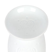 Load image into Gallery viewer, White Ceramic Angel Wings Oil Burner
