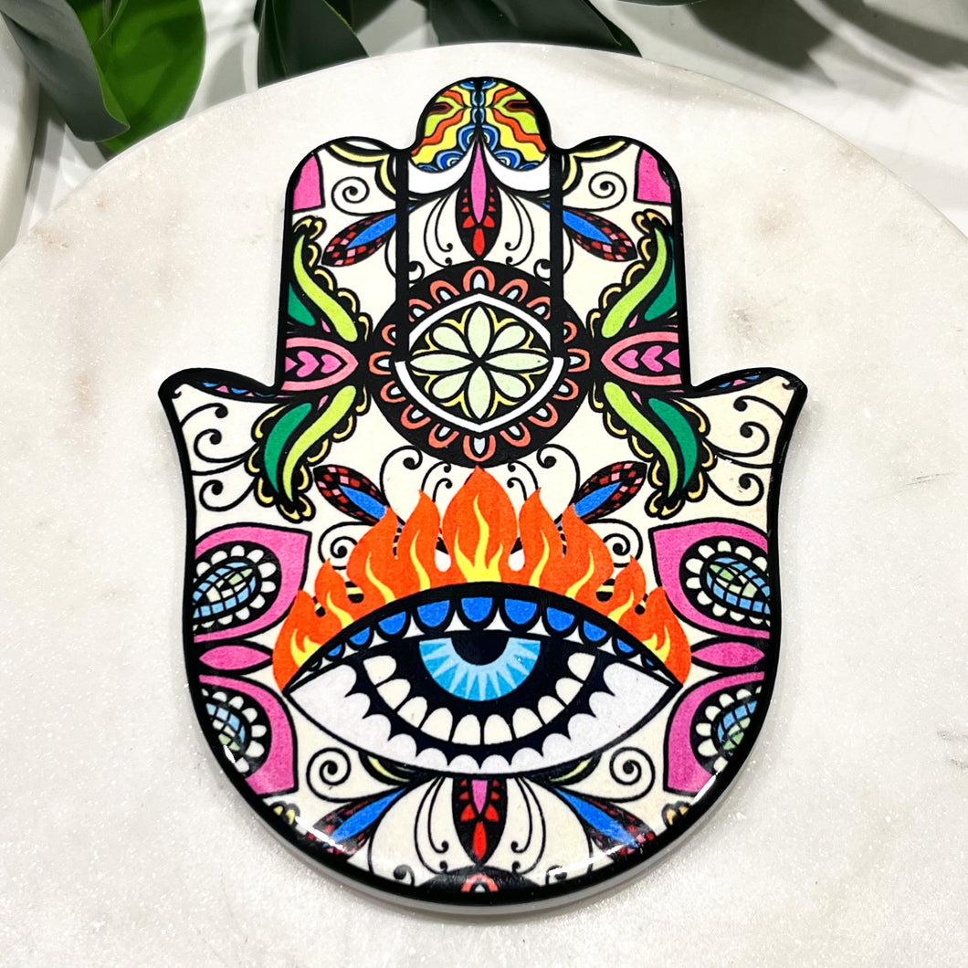 Hamsa Hand Coaster #5