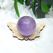 Load image into Gallery viewer, Wooden Butterfly Sphere Stand
