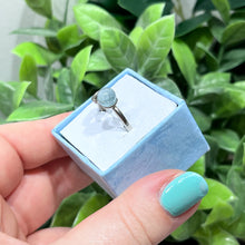 Load image into Gallery viewer, Aquamarine Moon Ring #1
