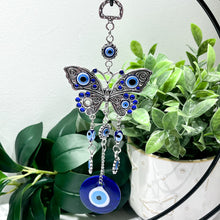 Load image into Gallery viewer, Butterfly Evil Eye Hanging
