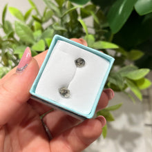 Load image into Gallery viewer, Sterling Silver Herkimer Diamond Studs #2
