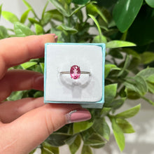 Load image into Gallery viewer, 925 Sterling Silver Pink Topaz Ring
