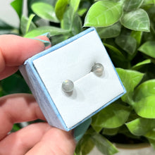 Load image into Gallery viewer, Sterling Silver Labradorite Studs
