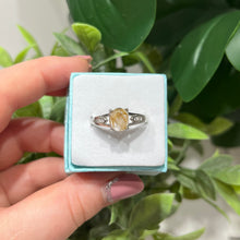 Load image into Gallery viewer, Gold Rutilated Quartz Ring

