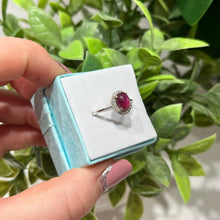 Load image into Gallery viewer, 925 Sterling Silver Ruby Ring
