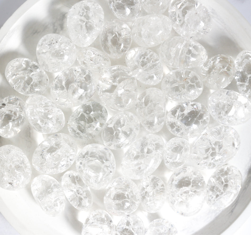 Fire and Ice Quartz Tumblestones